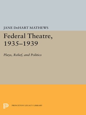 cover image of Federal Theatre, 1935-1939